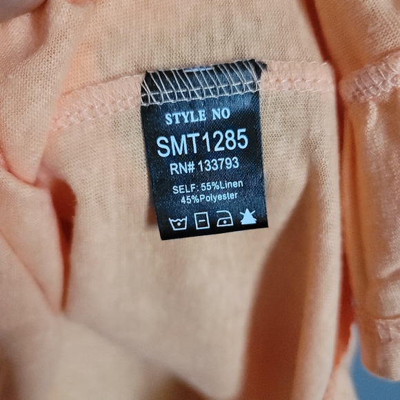 POL Linen Blend Sleeveless Relaxed Fit Top Tank. Size S - Picture 5 of 6